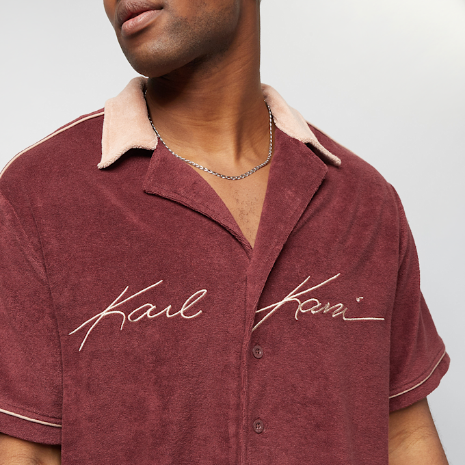 Karl Kani Autograph Towel Bowling Shirt rot 11920 3