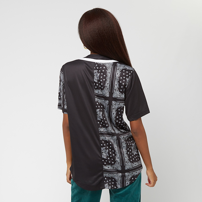 Karl Kani College Paisley Block Baseball Shirt zwart 11949 2