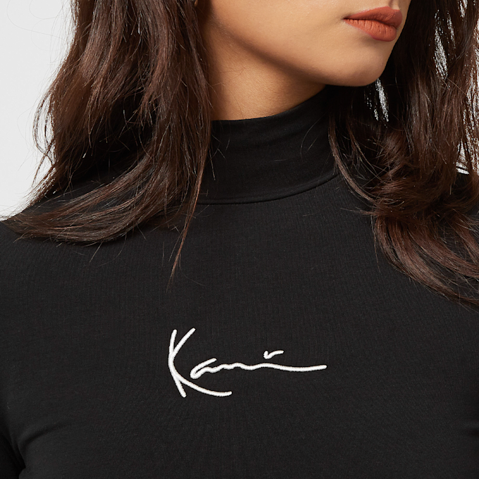Karl Kani Small Signature Turtle Neck Crop LS schwarz 11975 3