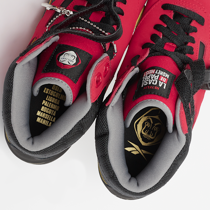 Reebok La Casa Del Papel F/S Hi Freestyle Sneaker czerwony 12006 8