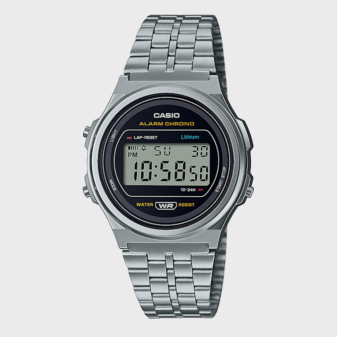 CASIO Vintage Round plata 12059 1