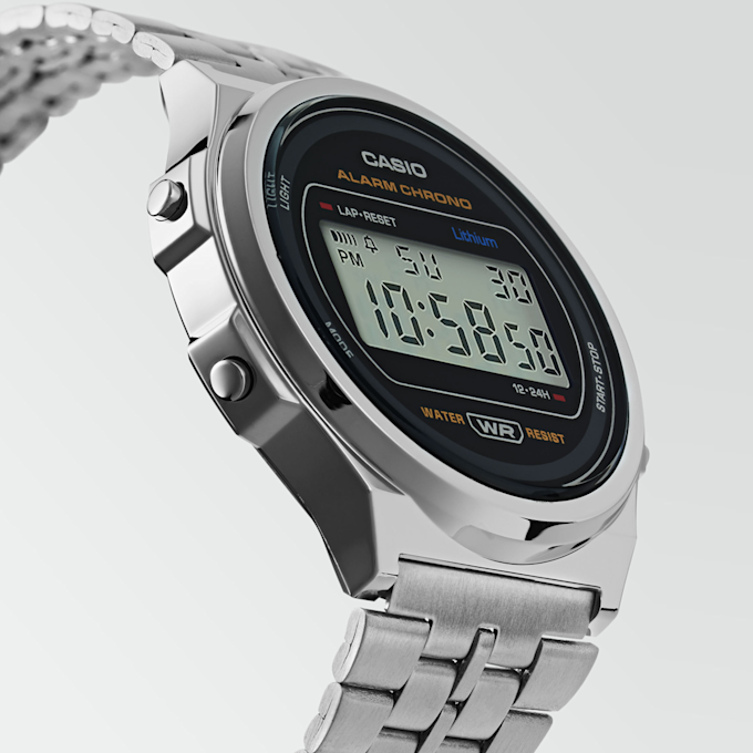 CASIO Vintage Round plata 12059 3