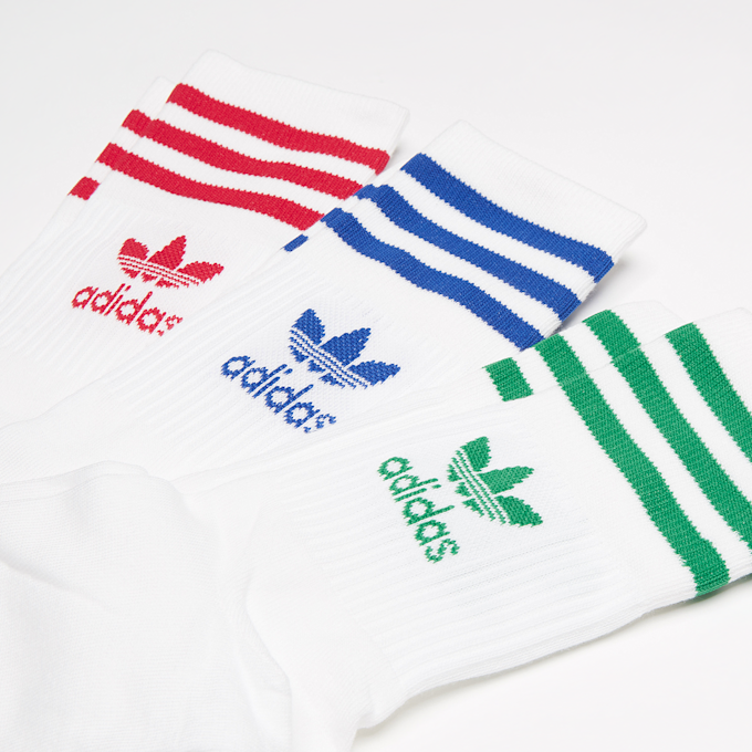 adidas Originals 3 PACK - adicolor Crew Socks weiß 43852 2