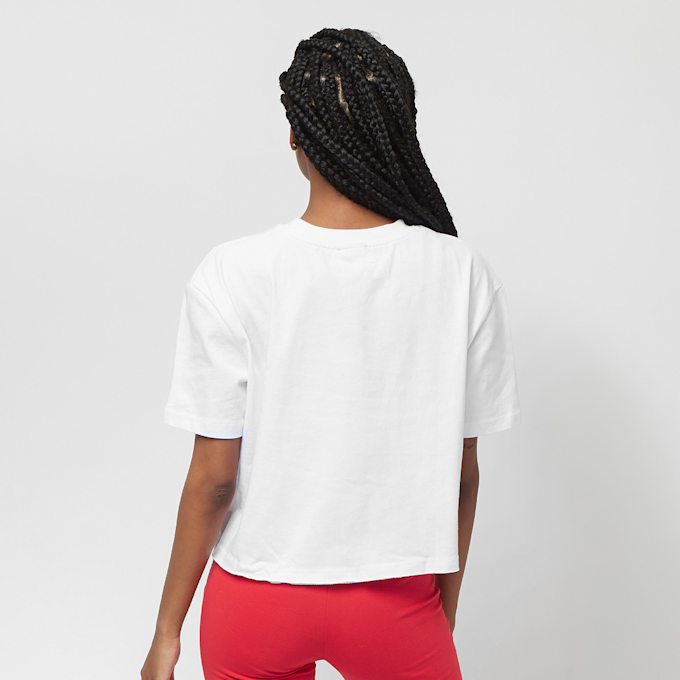 Karl Kani x Stranger Things Woven Signature Crop Print Tee blanco 12906 2