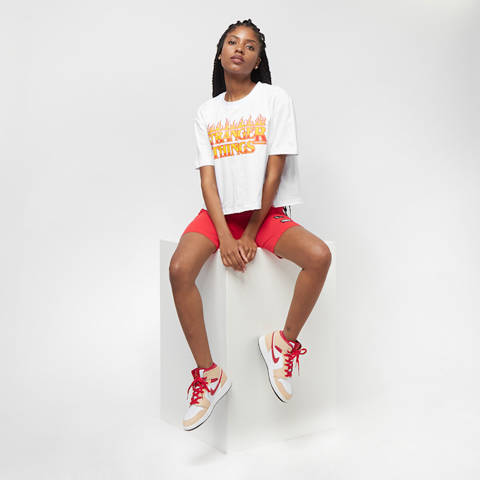 Karl Kani x Stranger Things Woven Signature Crop Print Tee biały 12906 5