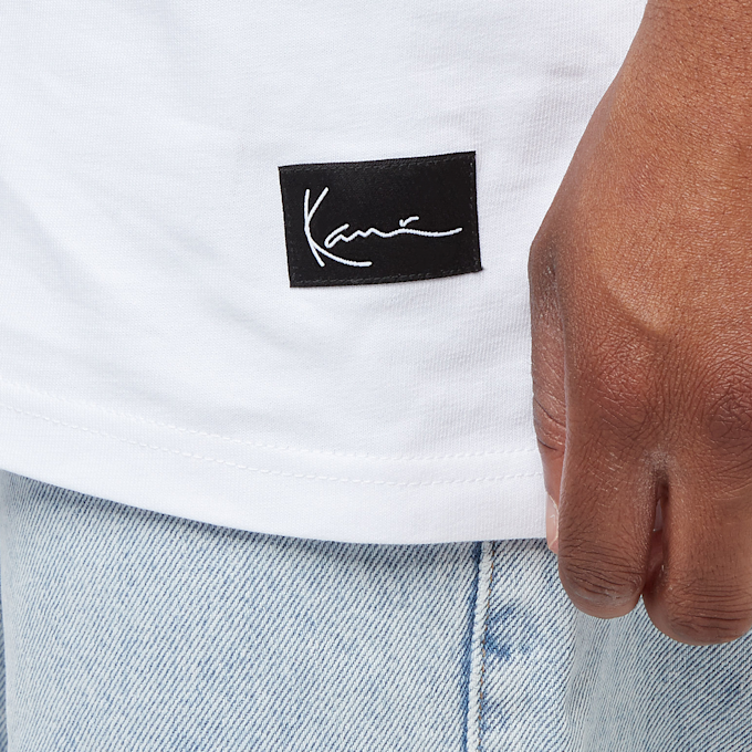 Karl Kani x Stranger Things Woven Signature Print Tee bijela 12912 4