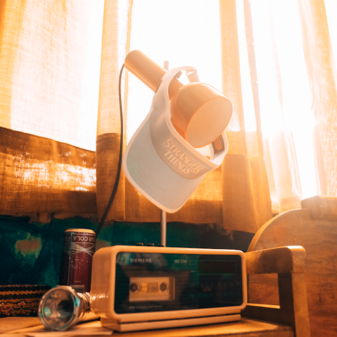 Karl Kani x Stranger Things Woven Signature Visor plava 9987 4