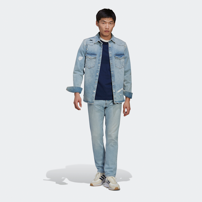 adidas Originals adicolor 3-Stripes T-Shirt bleu 10188 5