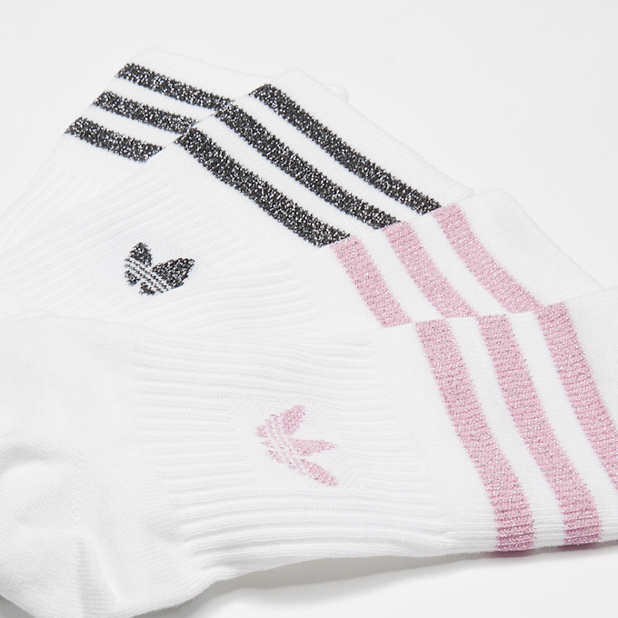 adidas Originals Glitter Crew Socks (2 Pack) blanc 10201 2
