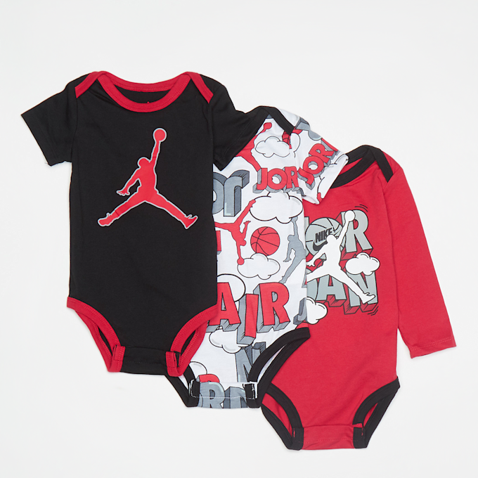 Jordan Air Comic Bodysuit Set (3 Pack) rot 10285 1