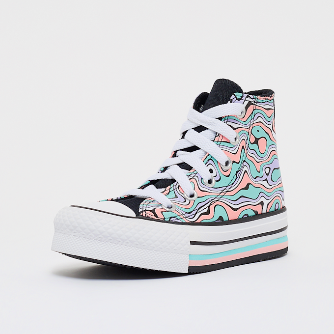 Converse Chuck Taylor All Star Eva Lift Sunset Swirl (PS) blau 10384 2