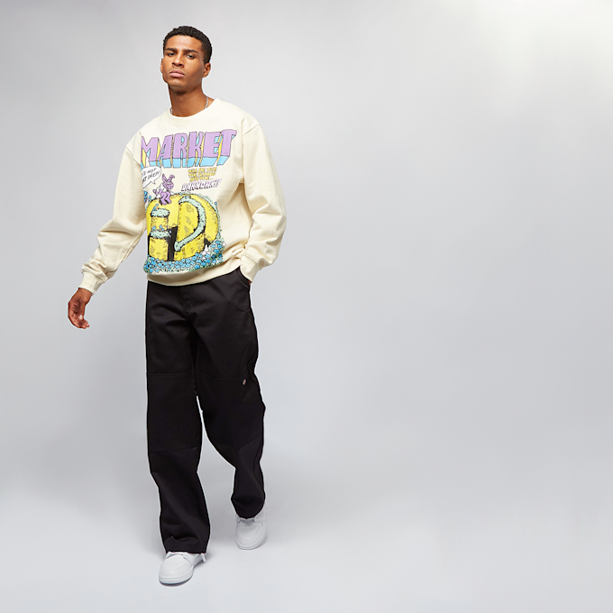 Market Smiley Into The Unknown Crewneck bege 10562 4