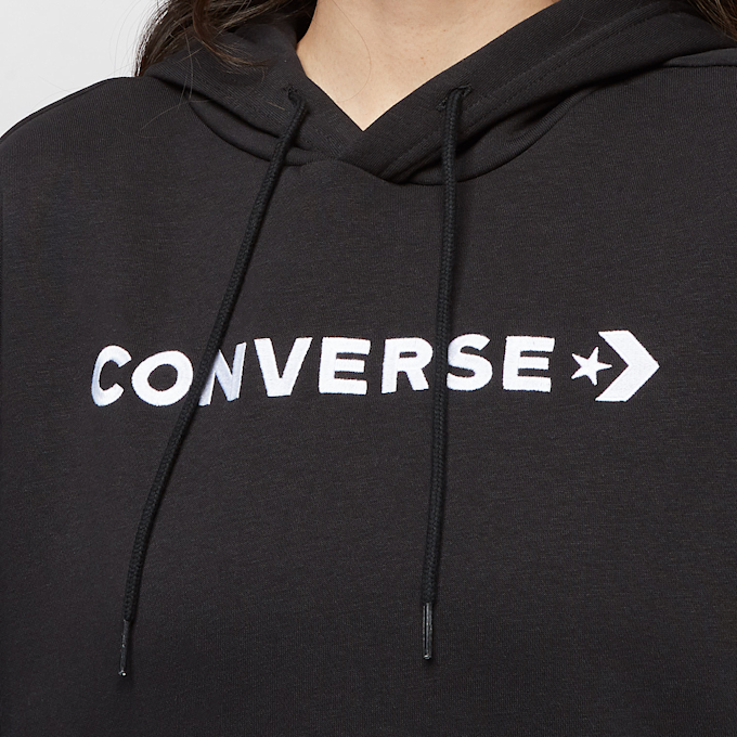Converse Strip Wordmark Oversized Fleece Hoodie grijs 15811 3