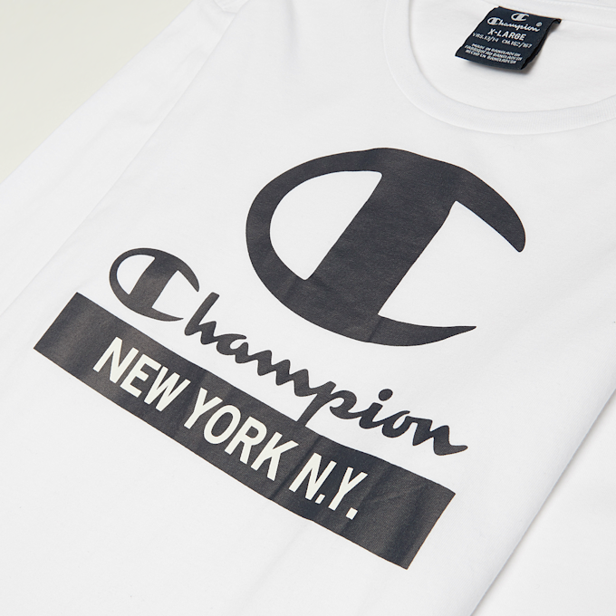 Champion Long Sleeve Crewneck T-Shirt blanc 15959 3