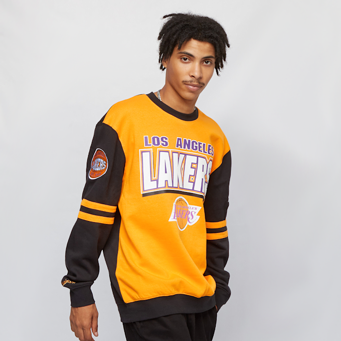 Mitchell & Ness Nba All Over Crew 2.0  Los Angeles Lakers żółty 15996 1