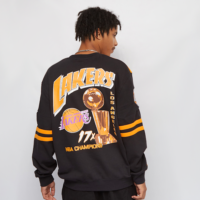 Mitchell & Ness Nba All Over Crew 2.0  Los Angeles Lakers żółty 15996 2