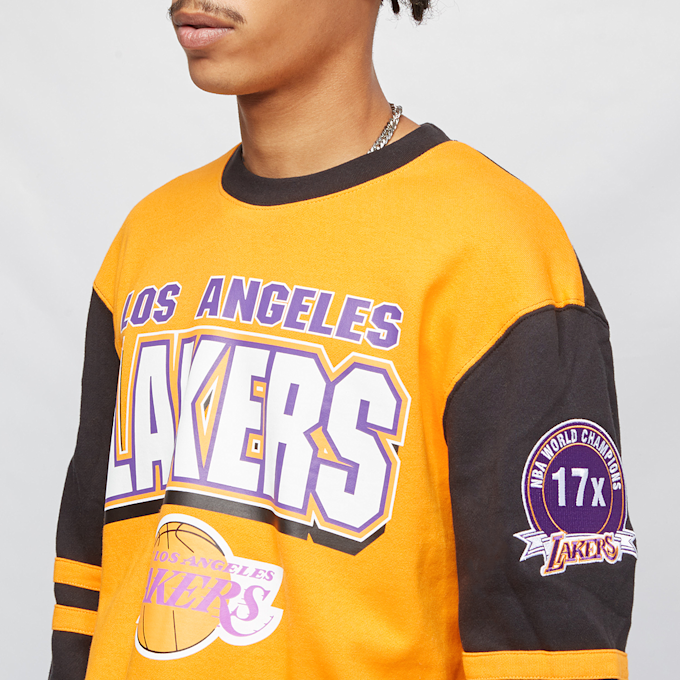 Mitchell & Ness Nba All Over Crew 2.0  Los Angeles Lakers żółty 15996 3