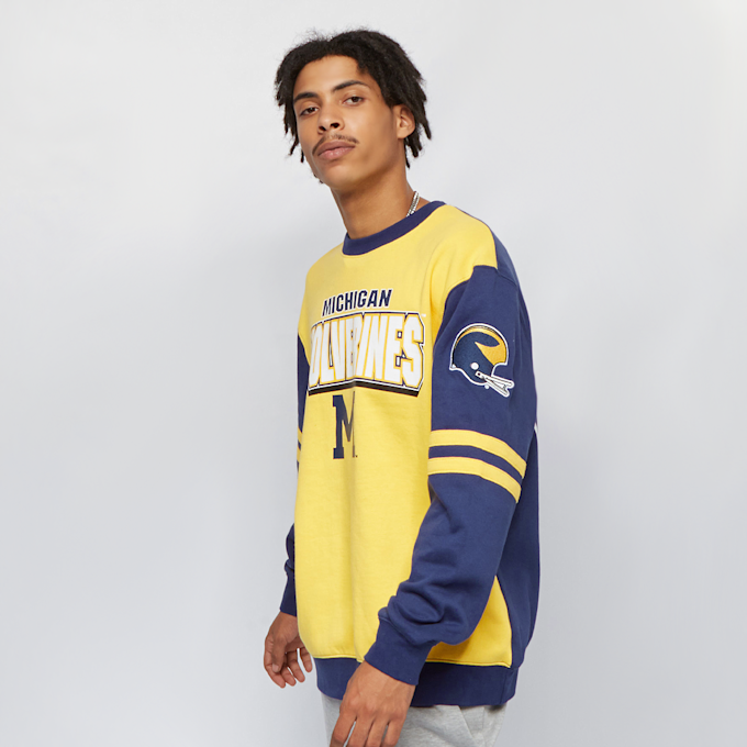 Mitchell & Ness Ncaa All Over Crew 2.0  University Of Michigan blauw 15997 1