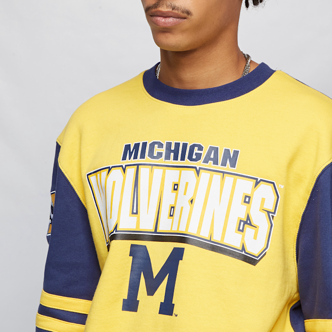 Mitchell & Ness Ncaa All Over Crew 2.0  University Of Michigan plava 15997 3