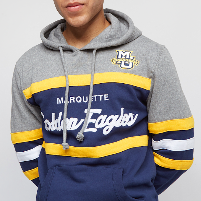 Mitchell & Ness Ncaa Head Coach Hoody Marquette University blau 16001 3