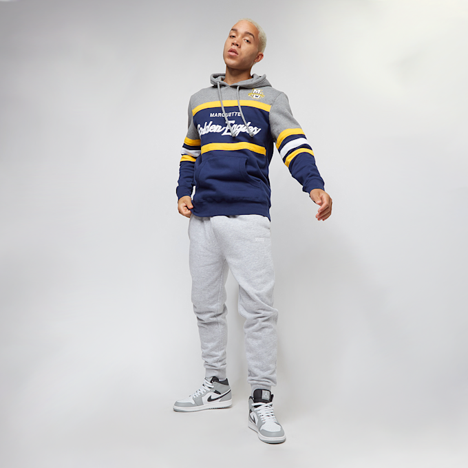Mitchell & Ness Ncaa Head Coach Hoody Marquette University bleu 16001 5