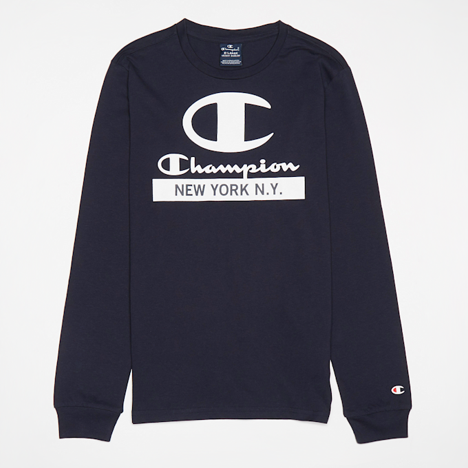 Champion Junior Long Sleeve Crewneck T-Shirt blau 16016 1
