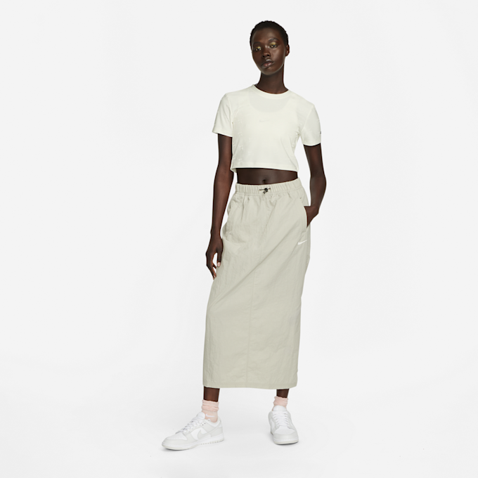 Nike Air Short-Sleeve Crop Top beż 16128 5