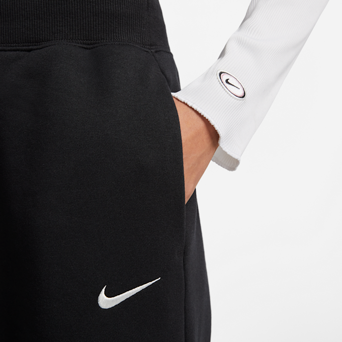 Nike Sportswear Phoenix Fleece High-Waisted Wide-Leg Sweatpants crna 16150 4