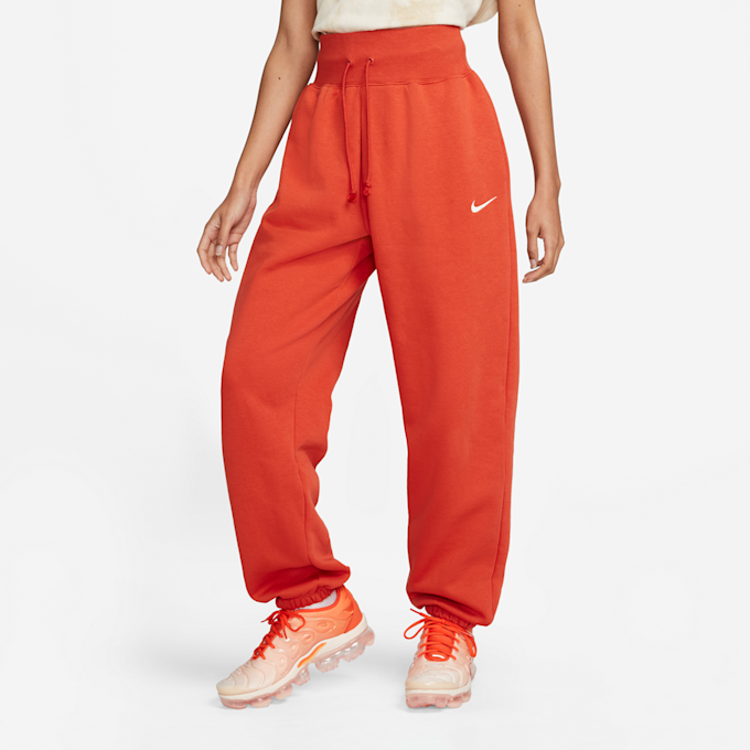 Nike Sportswear Phoenix Fleece High-Waisted Oversized Sweatpants crvena 16161 1