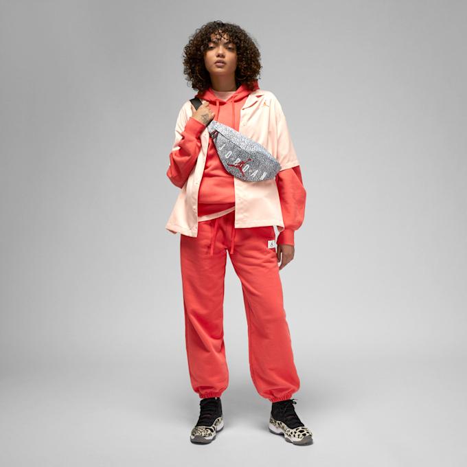 Jordan Flight Fleece Pants czerwony 16345 5