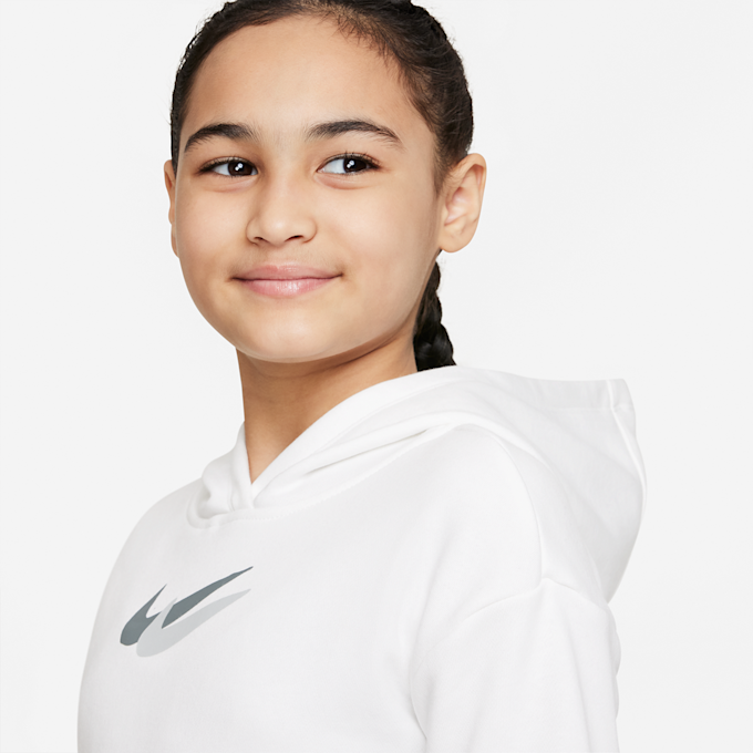 Nike   Sportswear Big Kids' (Girls') Fleece Hoodie blanco 16834 3