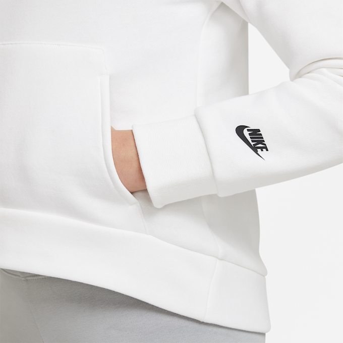 Nike Sportswear Big Kids' (Girls') Fleece Hoodie blanco 16834 4