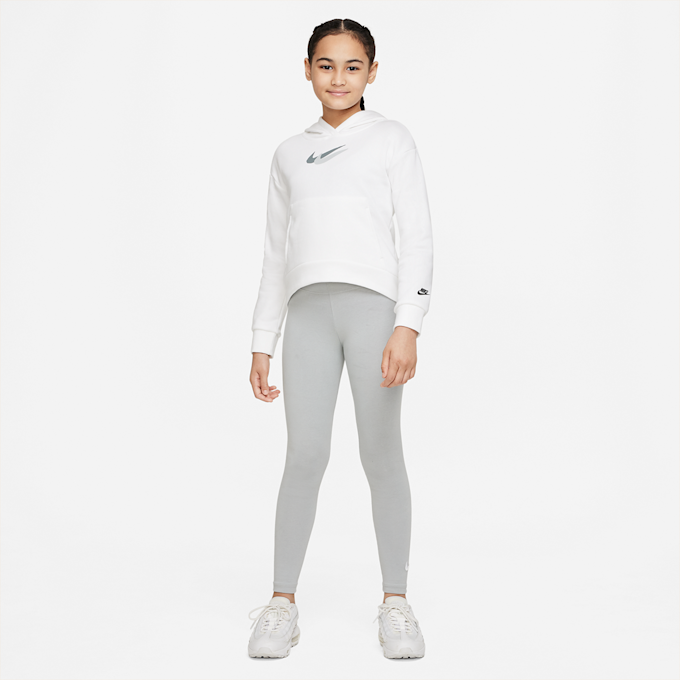 Nike Sportswear Big Kids' (Girls') Fleece Hoodie blanco 16834 5