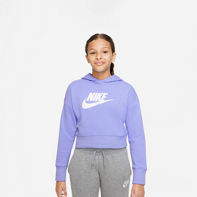Nike   Sportswear Club French Terry Cropped Hoodie lila 16858 1