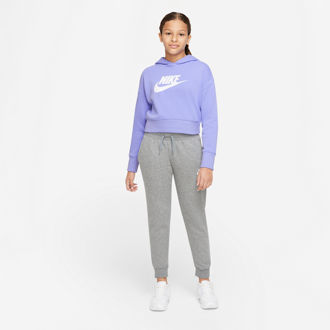 Nike   Sportswear Club French Terry Cropped Hoodie violeta 16858 4