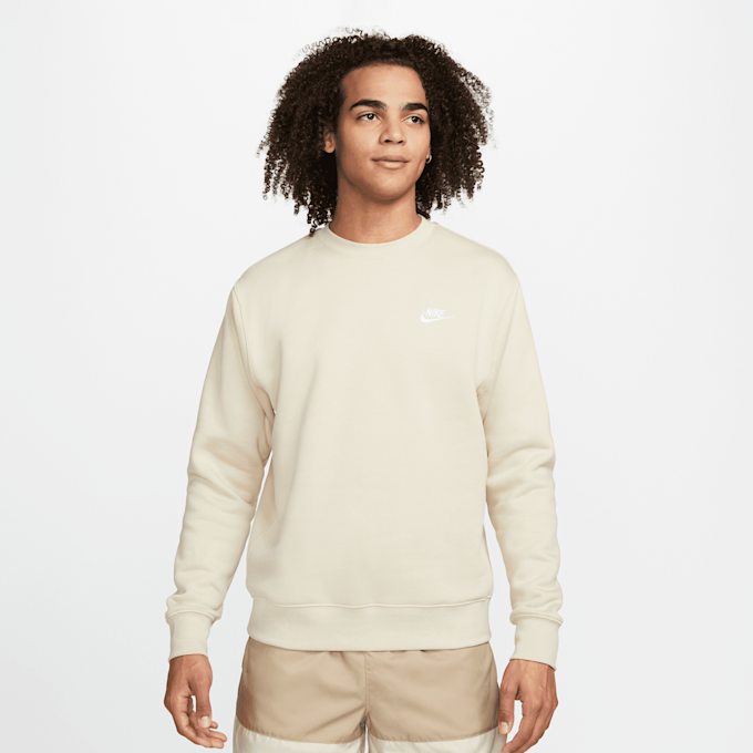 Nike Sportswear Club Fleece Crew beż 17001 1