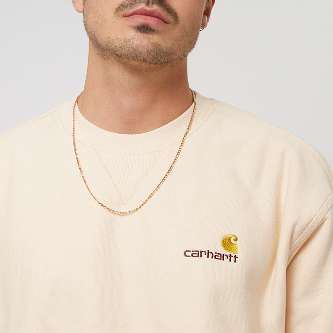 Carhartt WIP American Script Sweatshirt beige 17076 3