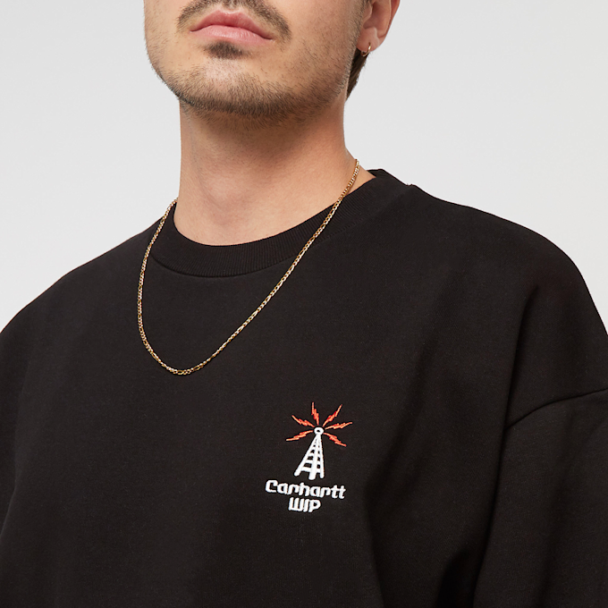 Carhartt WIP Connect Sweatshirt black beż 17085 3