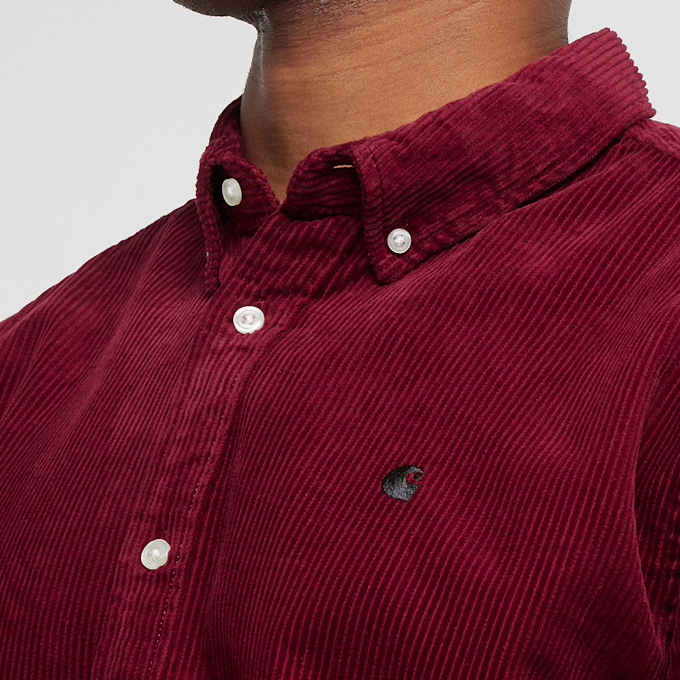 Carhartt WIP L/S Madison Cord Shirt crvena 17134 3