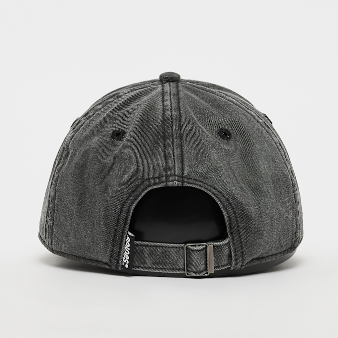 SNIPES Small Logo Acid Washed Baseball Cap crna 17187 2