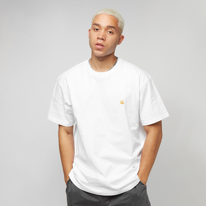 Carhartt WIP Short Sleeve Chase T-Shirt bianco 17198 1