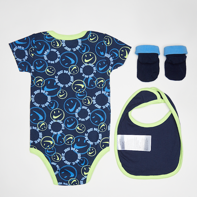 Nike   Play Happy Bodysuit Set (3 Pack) blu 17435 2