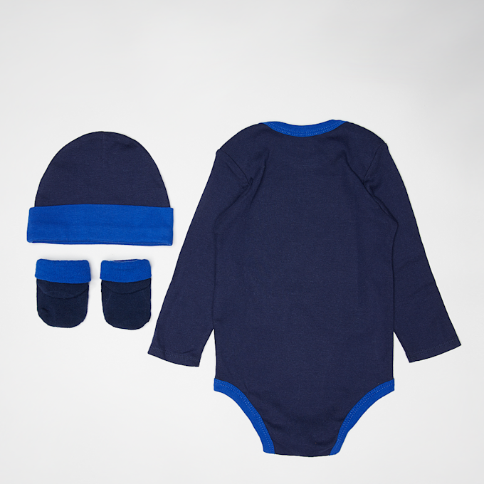 Nike Futura Logo Hat/Bodysuit/Bootie (3 Piece) azul 17457 2