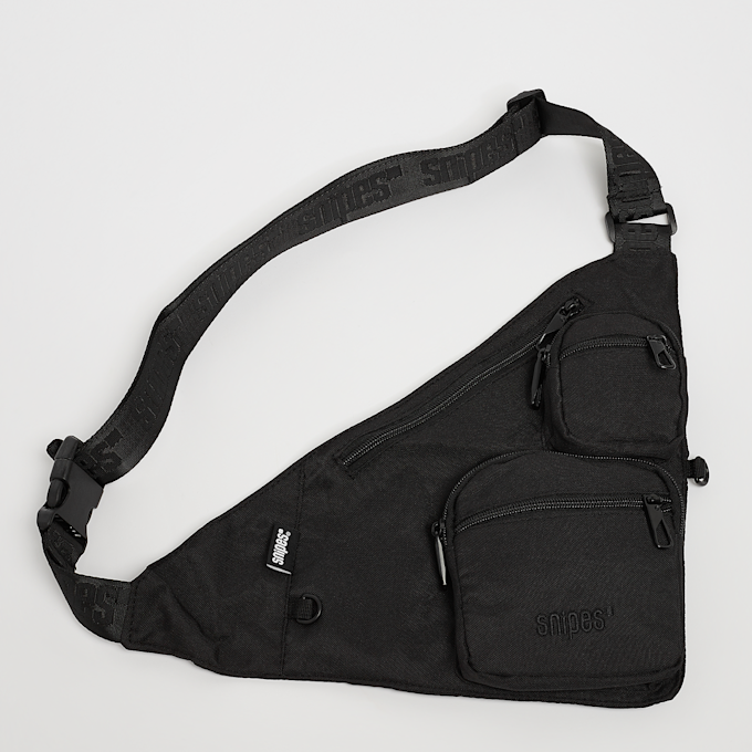 SNIPES Small Logo Multi Pocket Crossbody Bag zwart 17668 3