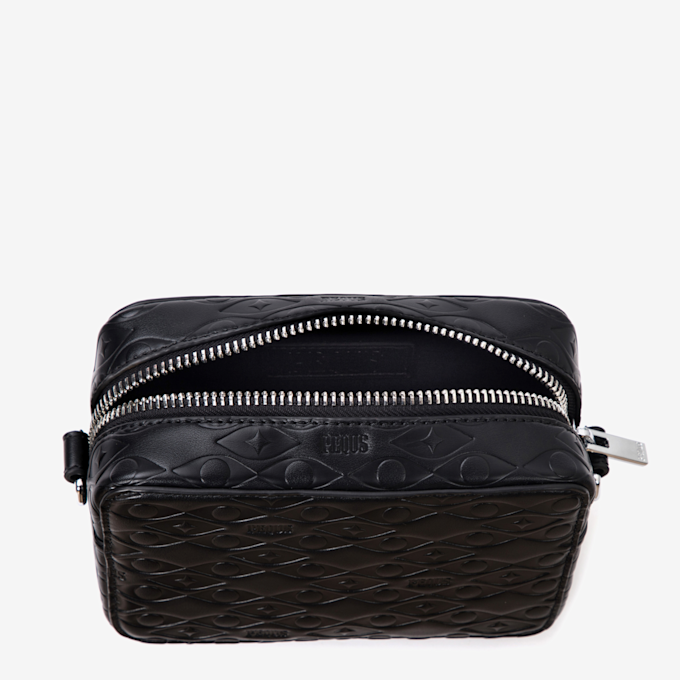 PEQUS Astéria Messenger Bag Embossed crna 17726 4