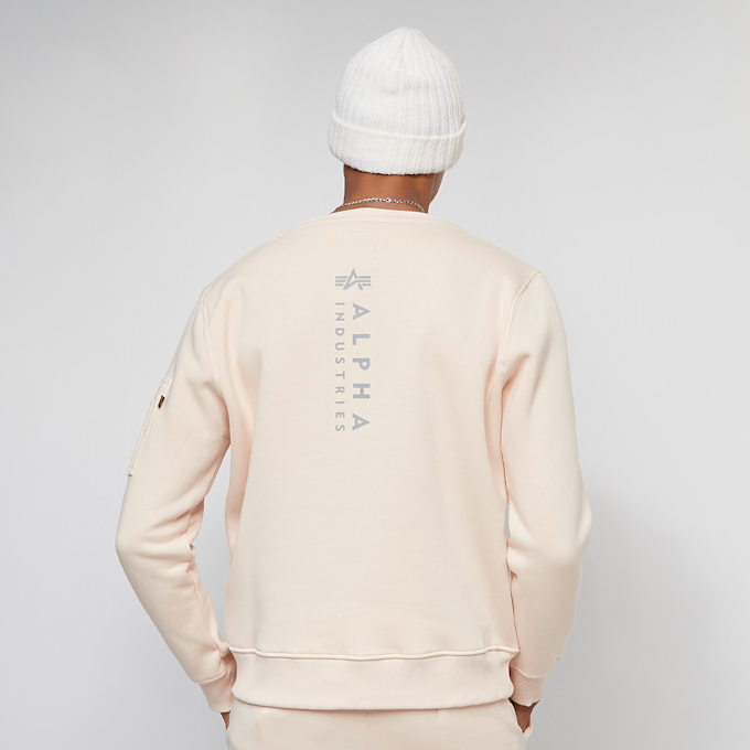 Alpha Industries Unisex Emb Sweater biały 18157 2