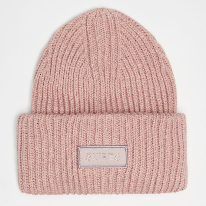 SNIPES Tonal Bold Logo Badge Knit Beanie cinzento 18162 1
