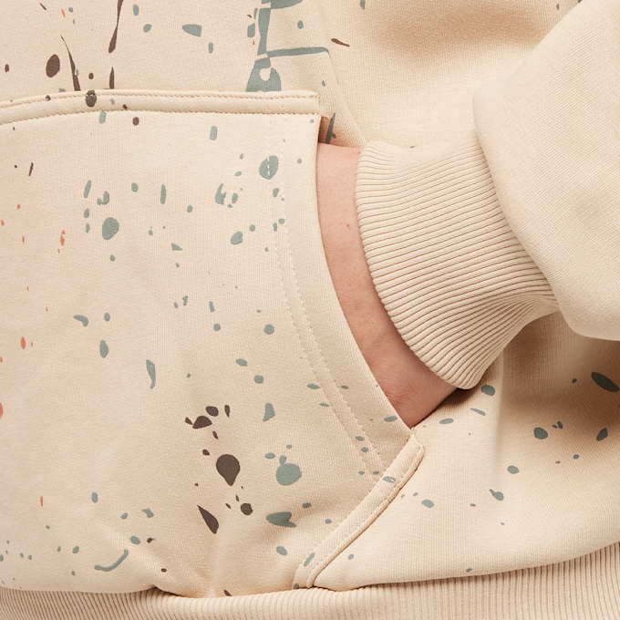 Karl Kani Small Signature OS Paintsplatter Hoodie beige 18233 4