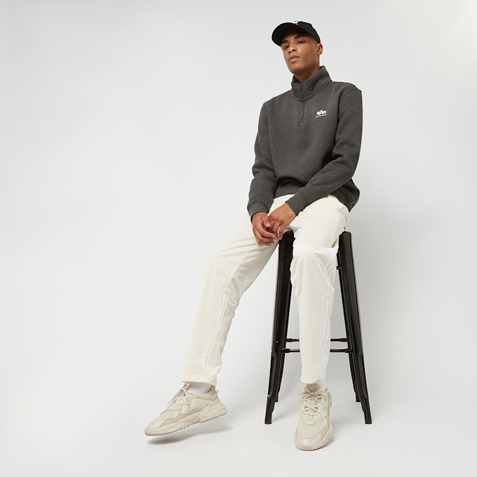 Alpha Industries Half Zip Sweater Small Logo bijela 13019 5