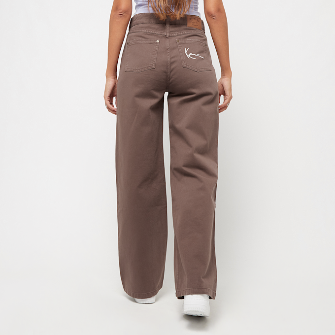 Karl Kani Small Signature Extra Wide Twill Pant braun 13034 2